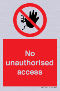 No unauthorised access